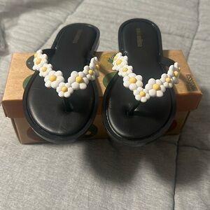 Mini Melissa brand neww flip flops